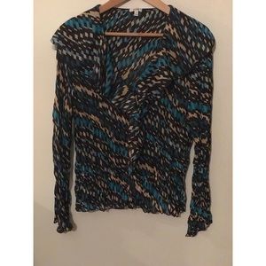 NICOLA RUFFLE BLOUSE SIZE XL